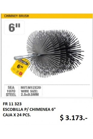 ESCOBILLA PARA CHIMINEA 6