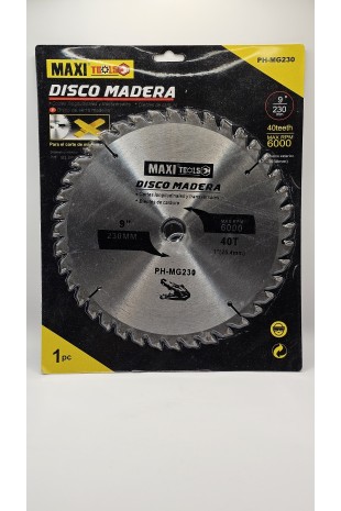 DISCO CORTE MADERA 9"