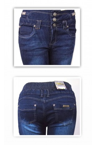 JEANS ELASTICADO PITILLO DAMA